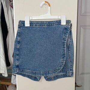 Blue Denim Skort